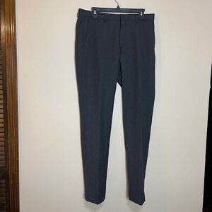 Banana Republic Tailored Slim Charcoal Wool Blend Dress Pants Men's Size 32x34